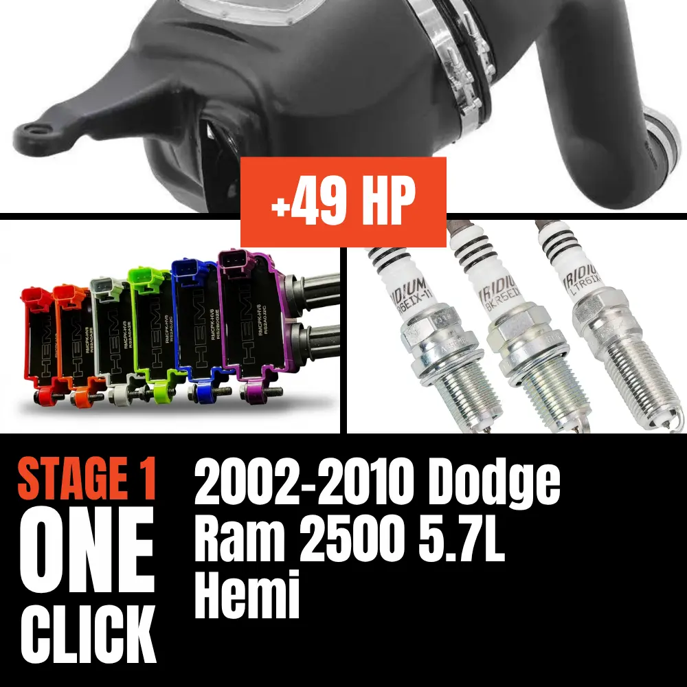 Fast Hemis One-Click Stage 1 Kit: 2002-2010 Dodge Ram 2500 5.7L Hemi (+49Hp) 1