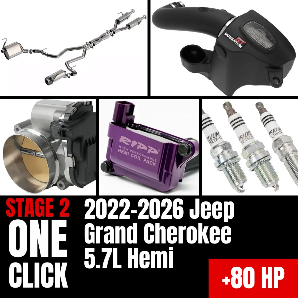 Fast Hemis One-Click Stage 2 Kit: 2022-2026 Jeep Grand Cherokee 5.7L Hemi (+80Hp) 1