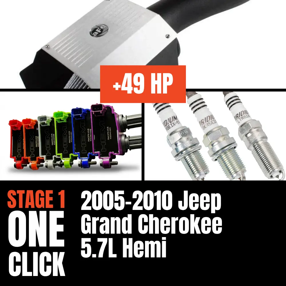 Fast Hemis One-Click Stage 1 Kit: 2005-2010 Jeep Grand Cherokee 5.7L Hemi (+49Hp) 1