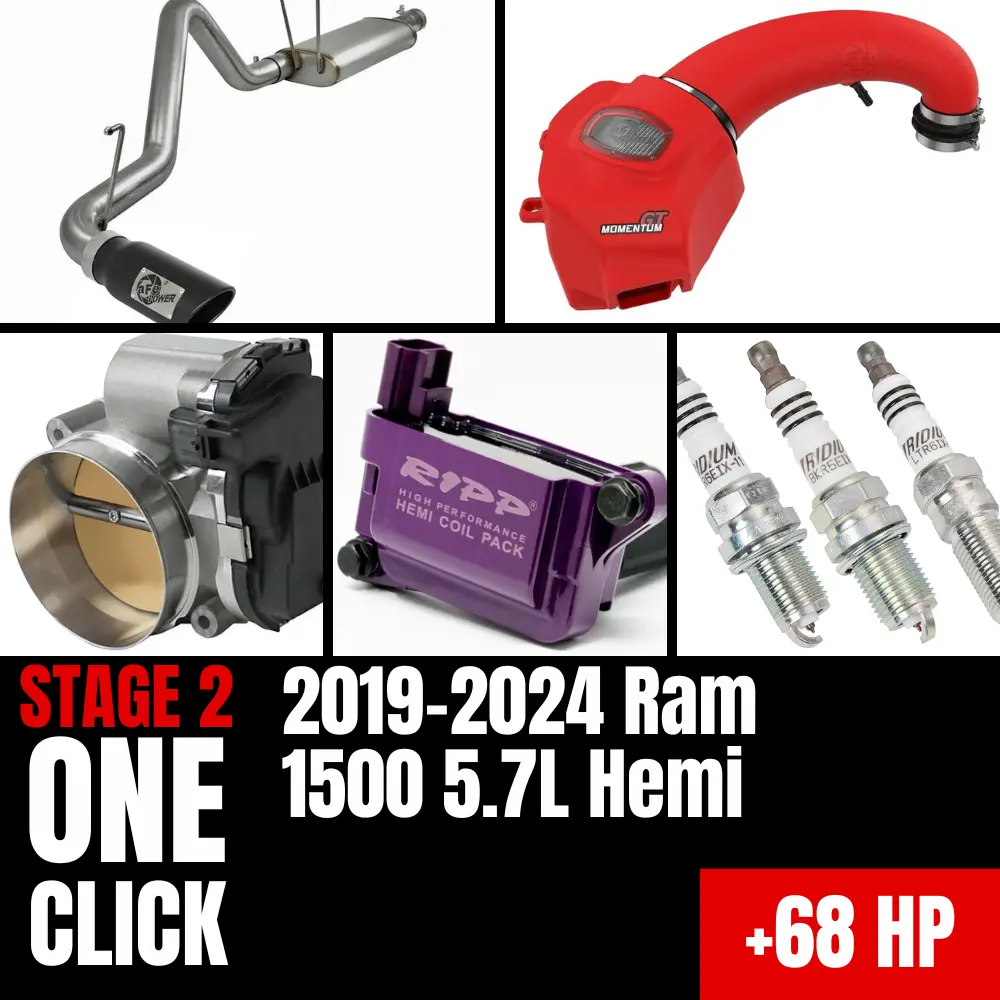 Fast Hemis One-Click Stage 2 Kit: 2019-2024 Ram 1500 5.7L Hemi (+68Hp) 1