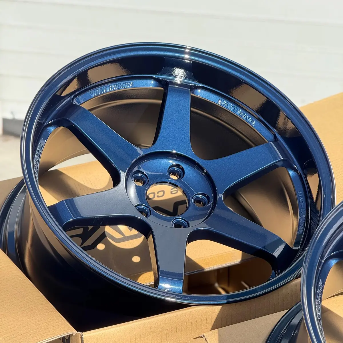 Volk Racing Te37sl / Mag Blue | 19X9.5 | 19X10.5 | 5X112 | +22Mm | +35Mm Offset 2