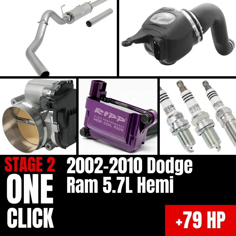 Fast Hemis One-Click Stage 2 Kit: 2002-2010 Dodge Ram 3500 5.7L Hemi (+79Hp) 1