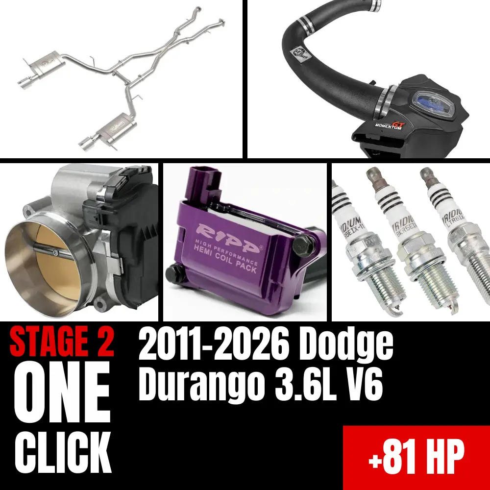 Fast Hemis One-Click Stage 2 Kit: 2011-2026 Dodge Durango 3.6L V6 (+81Hp) 1
