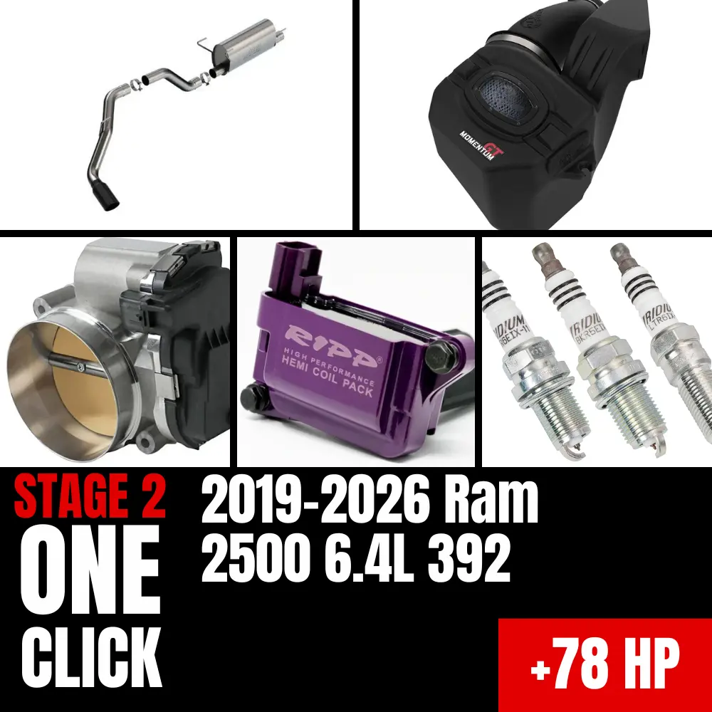 Fast Hemis One-Click Stage 2 Kit: 2019-2026 Ram 2500 6.4L 392 (+78Hp) 1