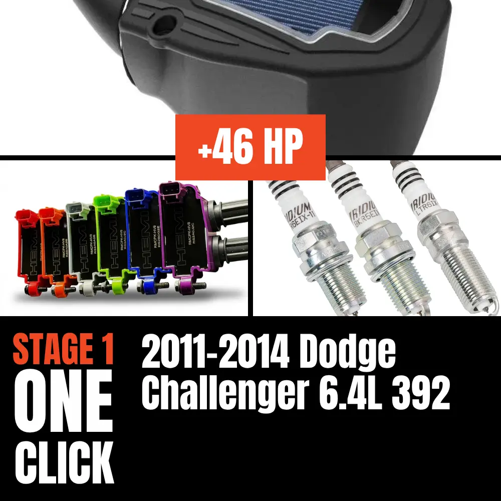 Fast Hemis One-Click Stage 1 Kit: 2011-2014 Dodge Challenger 6.4L 392 (+46Hp) 1