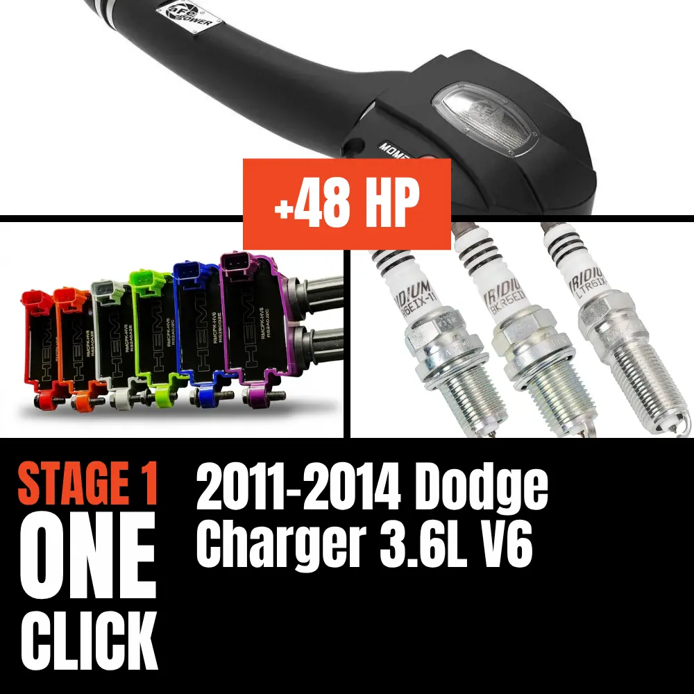 Fast Hemis One-Click Stage 1 Kit: 2011-2014 Dodge Charger 3.6L V6 (+48Hp) 1