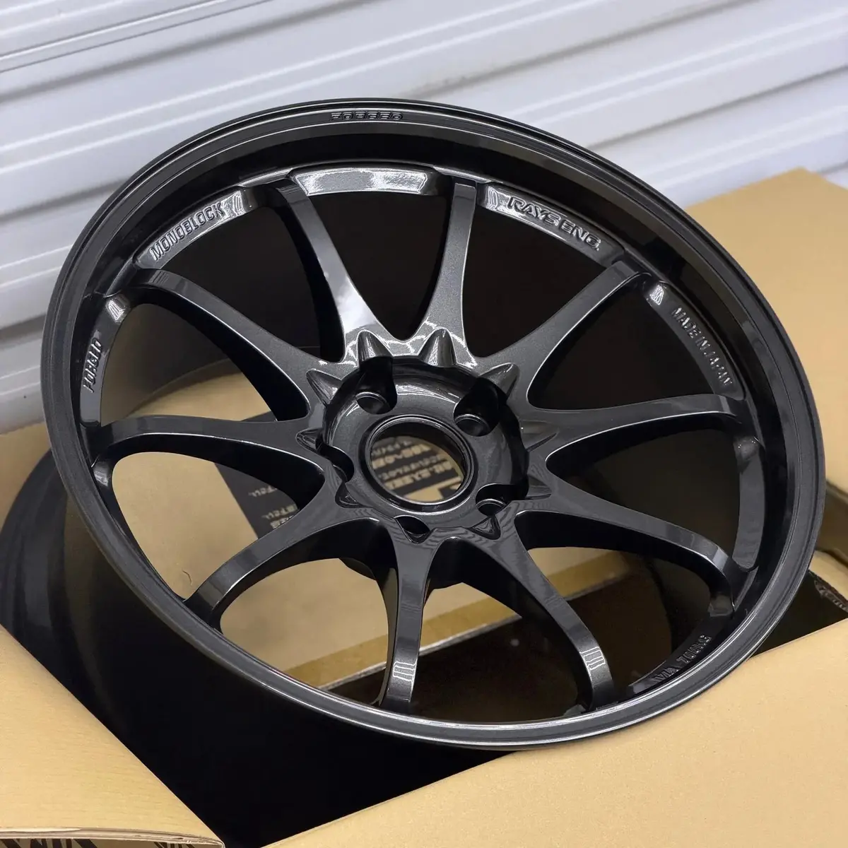 Volk Racing Ce28 Club Racer Ii Black Edition / Diamond Dark Gunmetal | 18X10 | 5X114.3 | +40Mm Offset 1