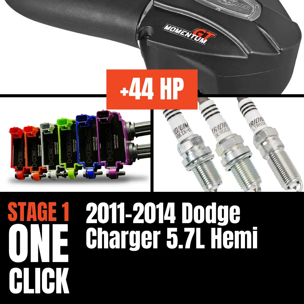 Fast Hemis One-Click Stage 1 Kit: 2011-2014 Dodge Charger 5.7L Hemi (+44Hp) 1