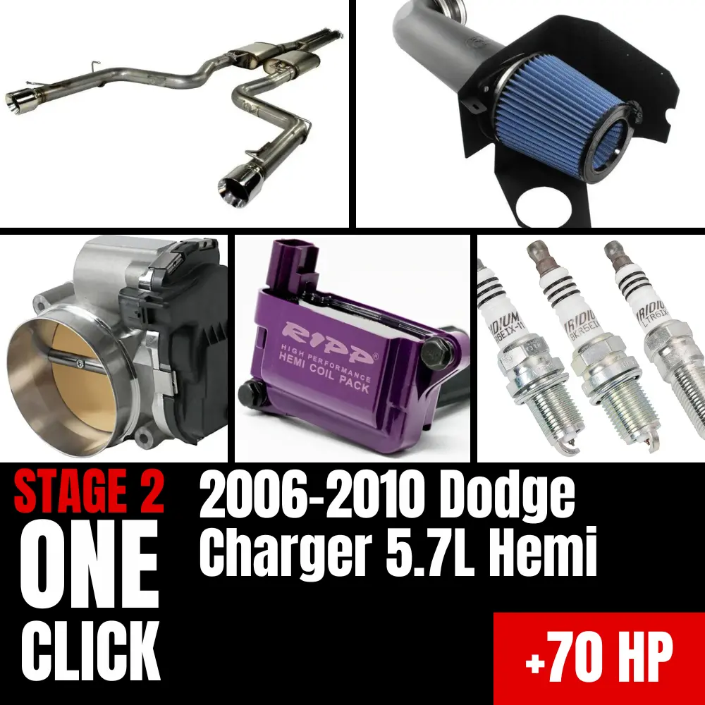 Fast Hemis One-Click Stage 2 Kit: 2006-2010 Dodge Charger 5.7L Hemi (+70Hp) 1