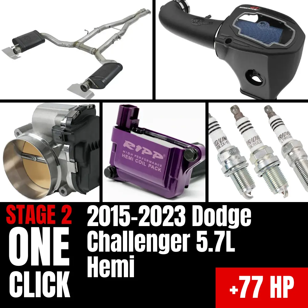 Fast Hemis One-Click Stage 2 Kit: 2015-2023 Dodge Challenger 5.7L Hemi (+77Hp) 1