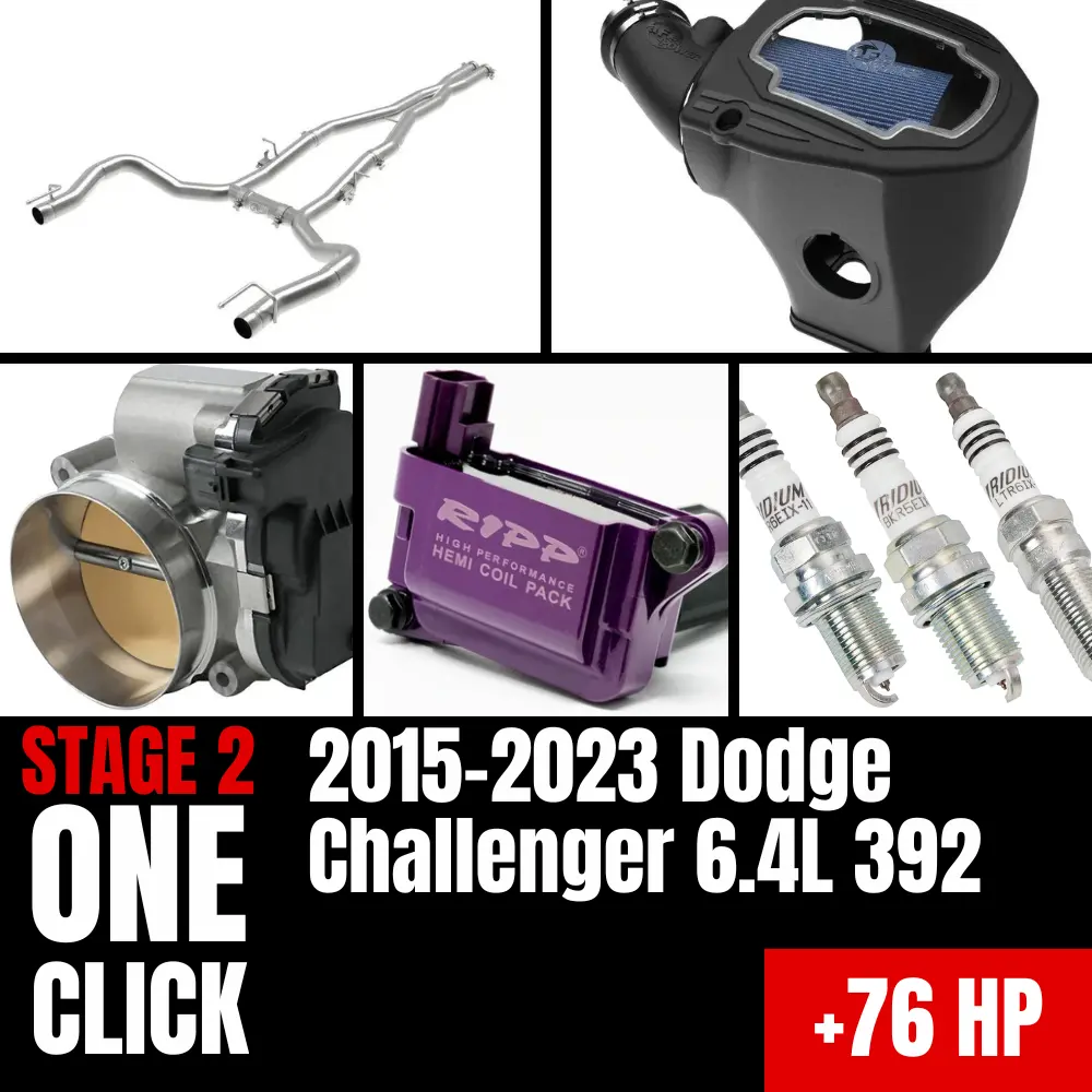 Fast Hemis One-Click Stage 2 Kit: 2015-2023 Dodge Challenger 6.4L 392 (+76Hp) 1