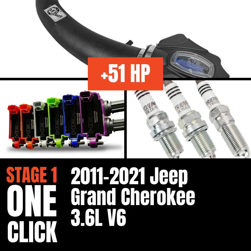 Fast Hemis One-Click Stage 1 Kit: 2011-2021 Jeep Grand Cherokee 3.6L V6 (+51Hp) 1