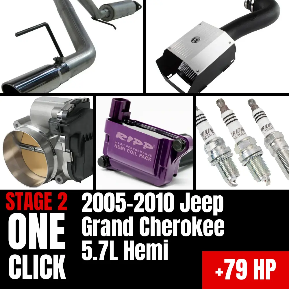 Fast Hemis One-Click Stage 2 Kit: 2005-2010 Jeep Grand Cherokee 5.7L Hemi (+79Hp) 1