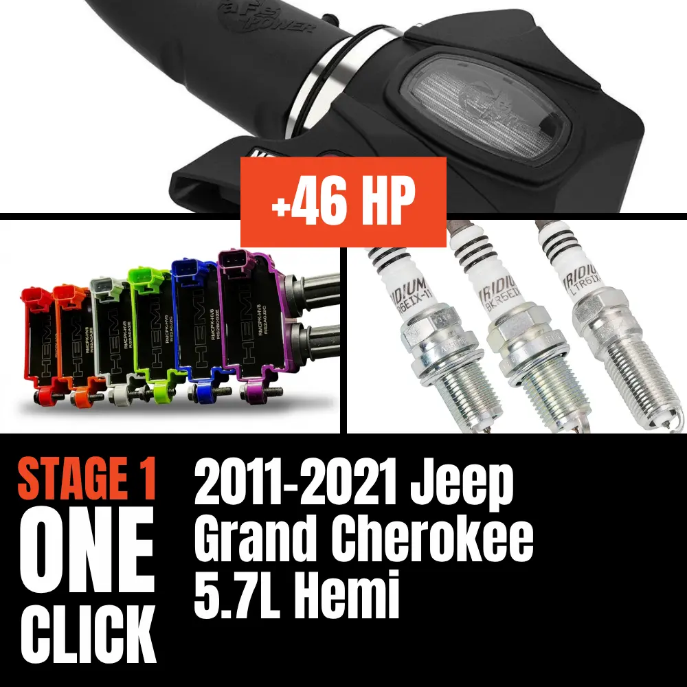 Fast Hemis One-Click Stage 1 Kit: 2011-2021 Jeep Grand Cherokee 5.7L Hemi (+46Hp) 1