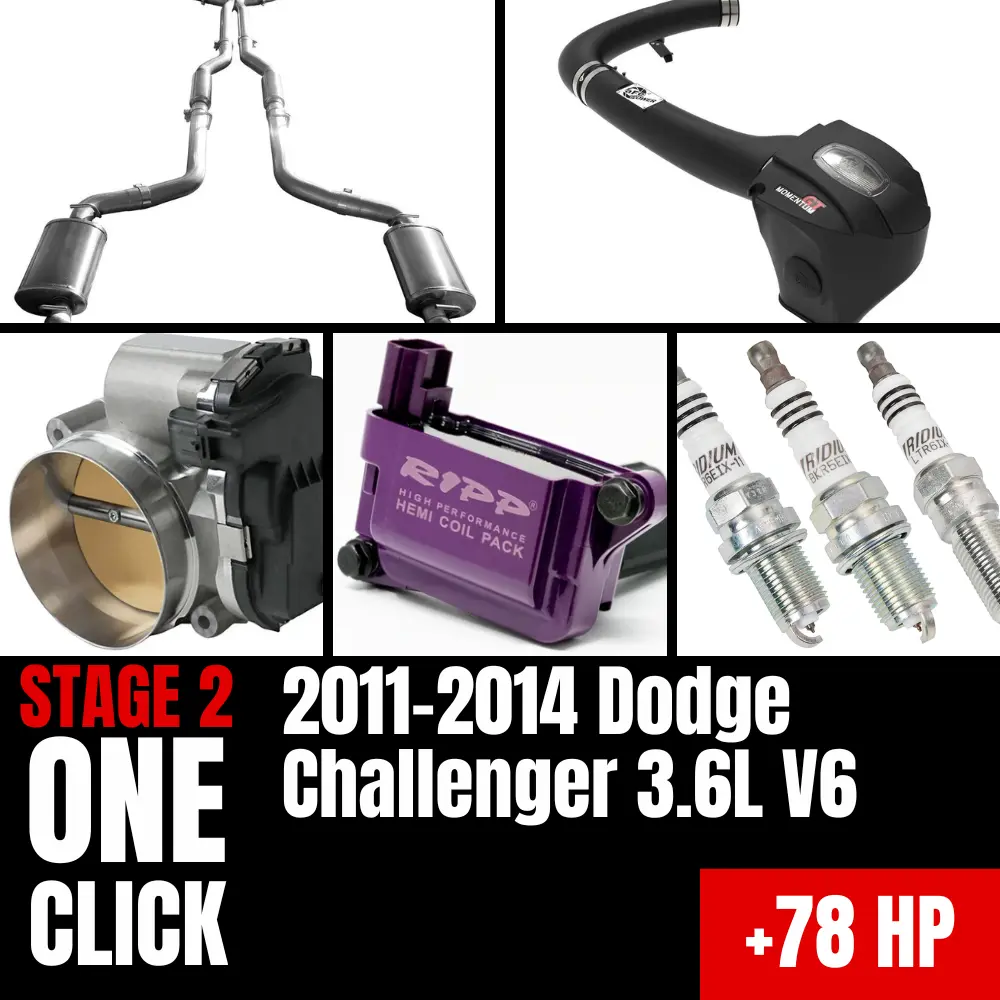 Fast Hemis One-Click Stage 2 Kit: 2011-2014 Dodge Challenger 3.6L V6 (+78Hp) 1