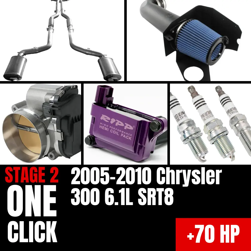 Fast Hemis One-Click Stage 2 Kit: 2005-2010 Chrysler 300 6.1L Srt8 (+70Hp) 1