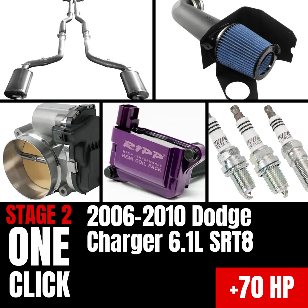 Fast Hemis One-Click Stage 2 Kit: 2006-2010 Dodge Charger 6.1L Srt8 (+70Hp) 1