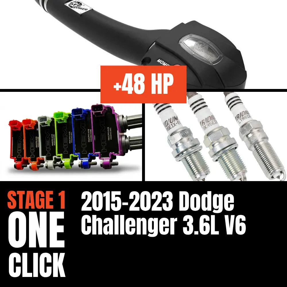 Fast Hemis One-Click Stage 1 Kit: 2015-2023 Dodge Challenger 3.6L V6 (+48Hp) 1