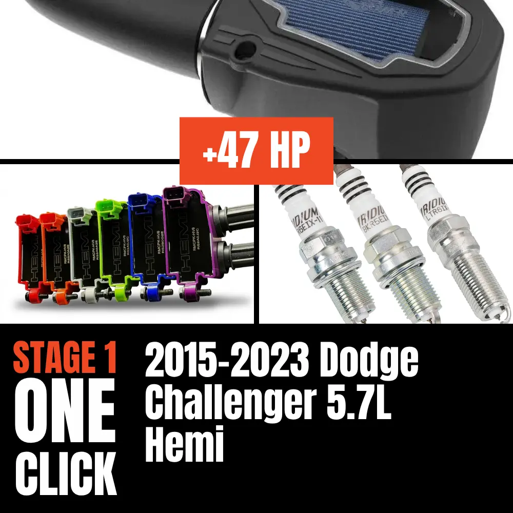 Fast Hemis One-Click Stage 1 Kit: 2015-2023 Dodge Challenger 5.7L Hemi (+47Hp) 1