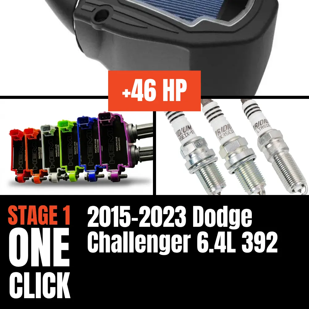 Fast Hemis One-Click Stage 1 Kit: 2015-2023 Dodge Challenger 6.4L 392 (+46Hp) 1