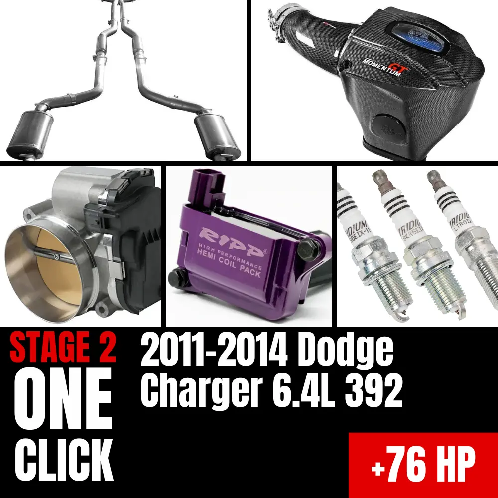 Fast Hemis One-Click Stage 2 Kit: 2011-2014 Dodge Charger 6.4L 392 (+76Hp) 1