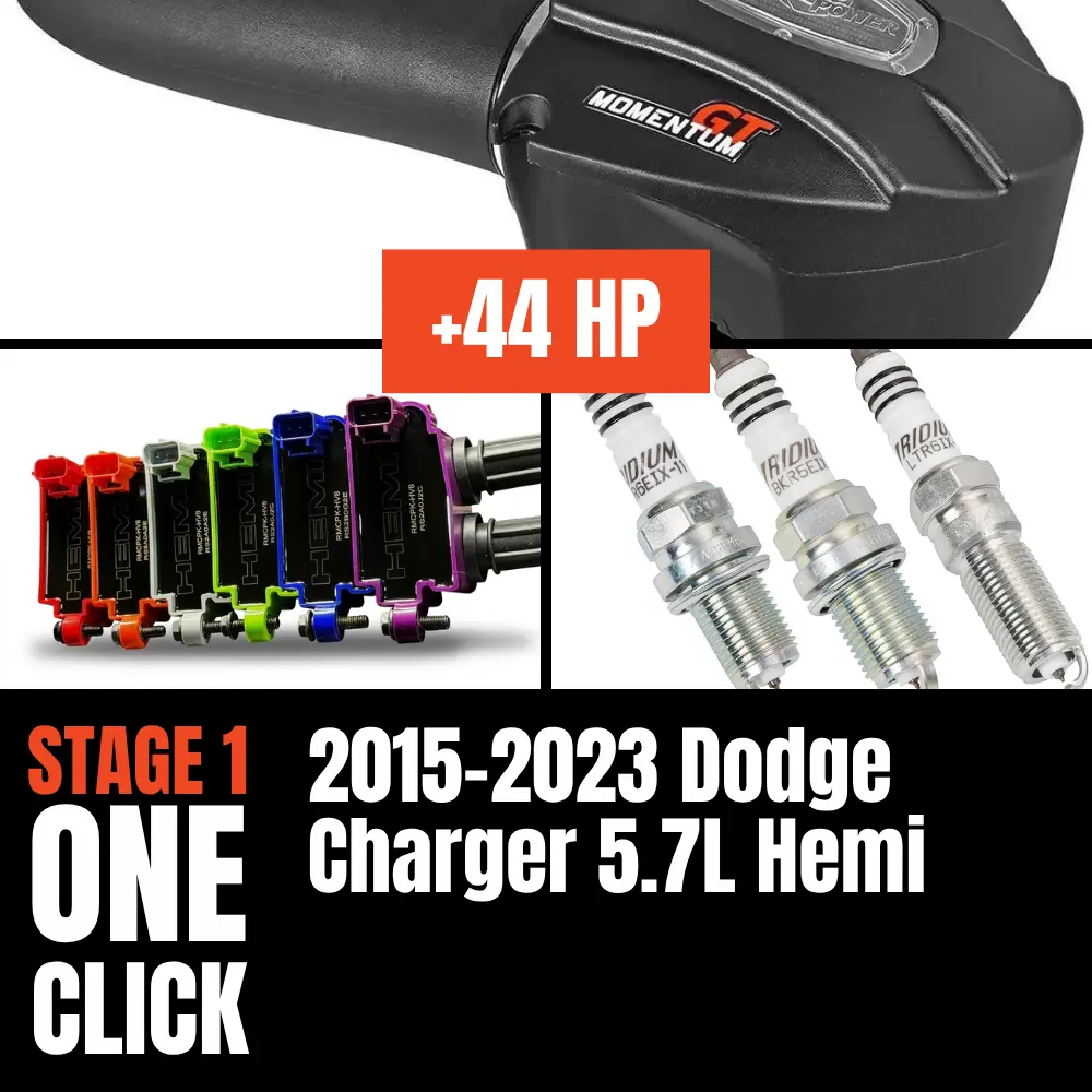 Fast Hemis One-Click Stage 1 Kit: 2015-2023 Dodge Charger 5.7L Hemi (+44Hp) 1