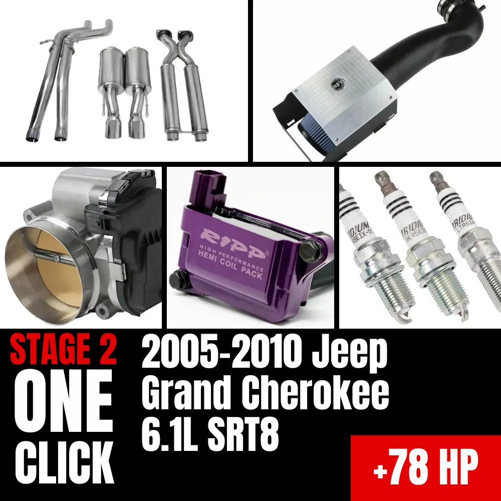 Fast Hemis One-Click Stage 2 Kit: 2005-2010 Jeep Grand Cherokee 6.1L Srt8 (+78Hp) 1