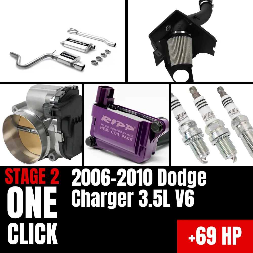 Fast Hemis One-Click Stage 2 Kit: 2006-2010 Dodge Charger 3.5L V6 (+69Hp) 1