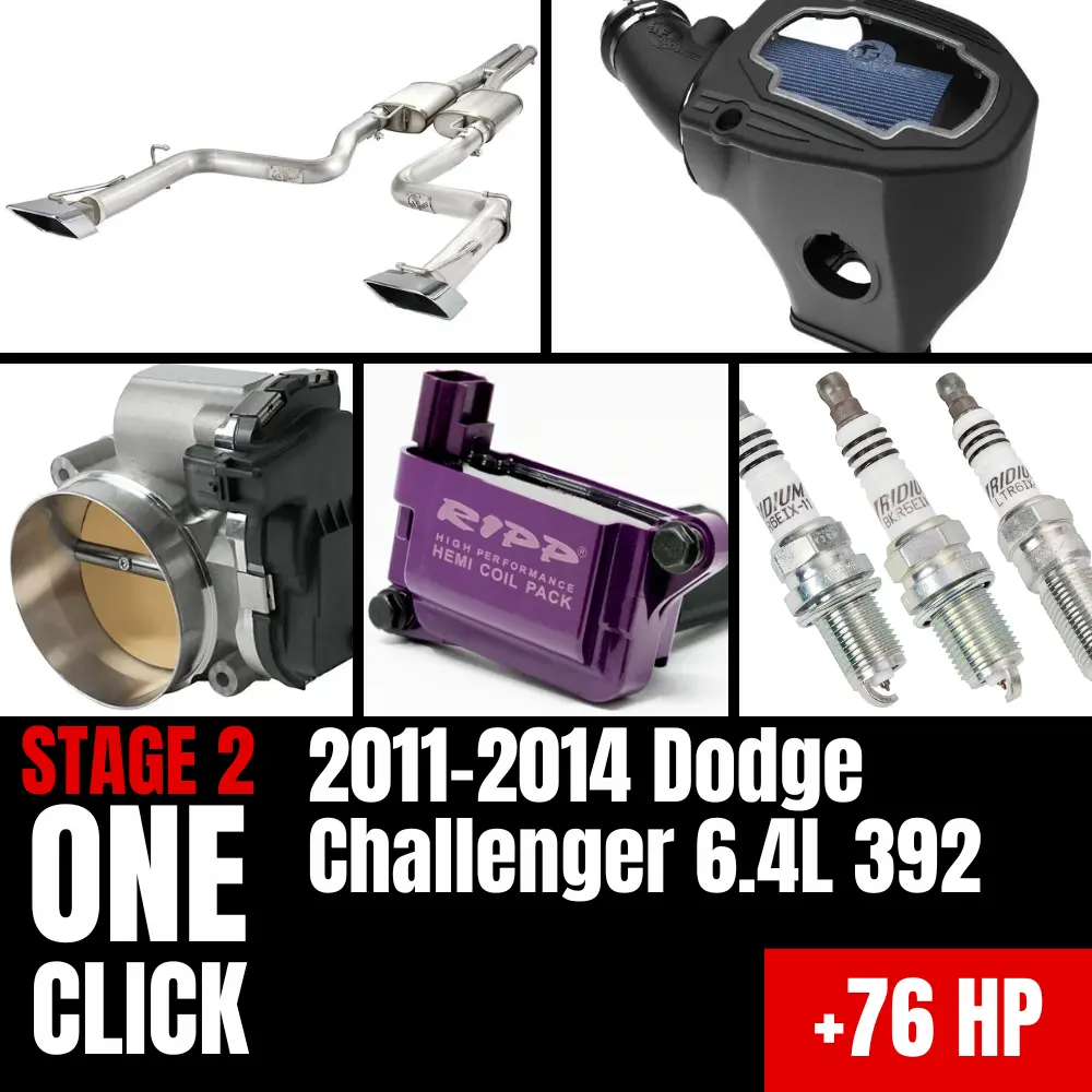 Fast Hemis One-Click Stage 2 Kit: 2011-2014 Dodge Challenger 6.4L 392 (+76Hp) 1