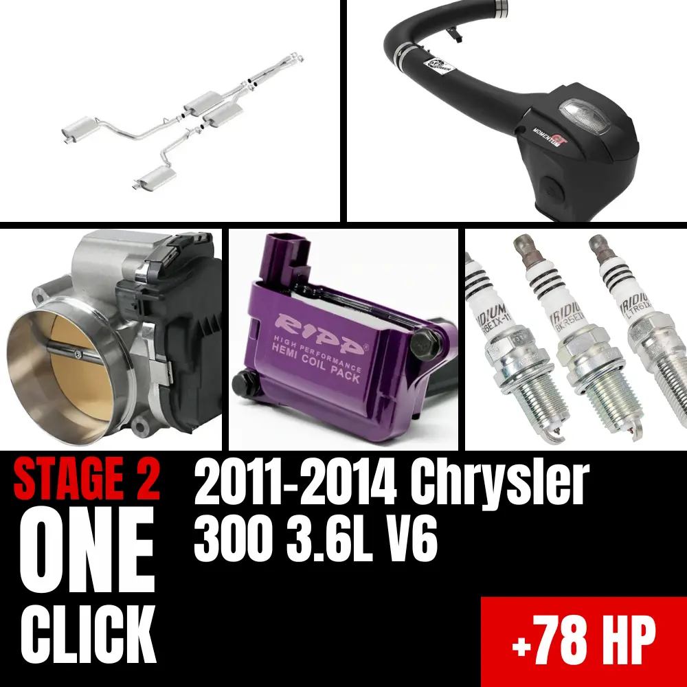 Fast Hemis One-Click Stage 2 Kit: 2011-2014 Chrysler 300 3.6L V6 (+78Hp) 1