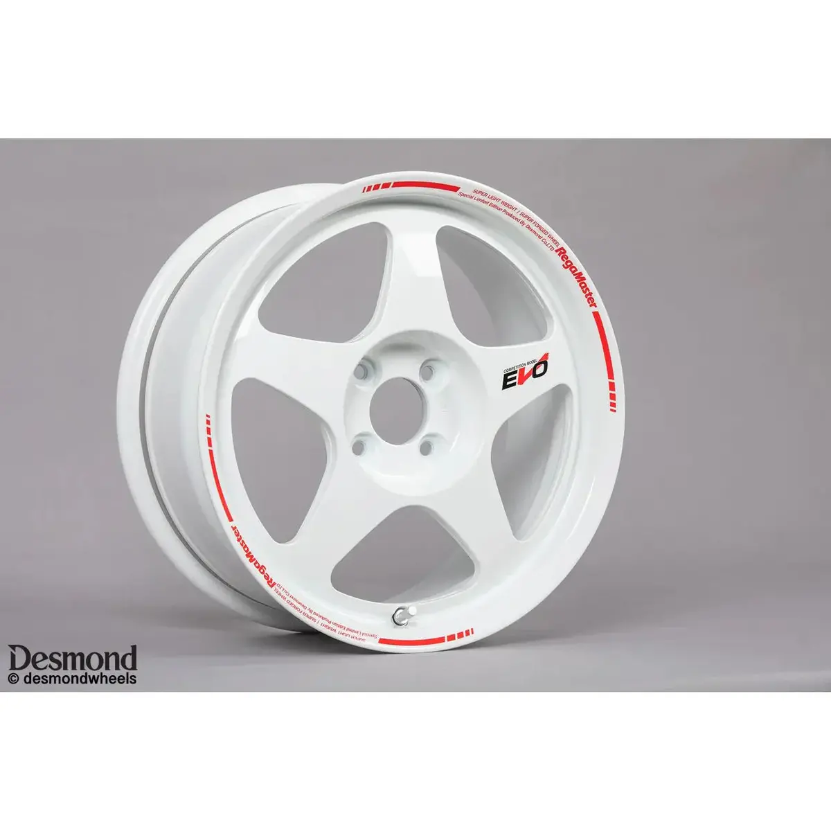 Desmond Regamaster / Gloss White | 16X7 | 4X100 | +38Mm Offset 1