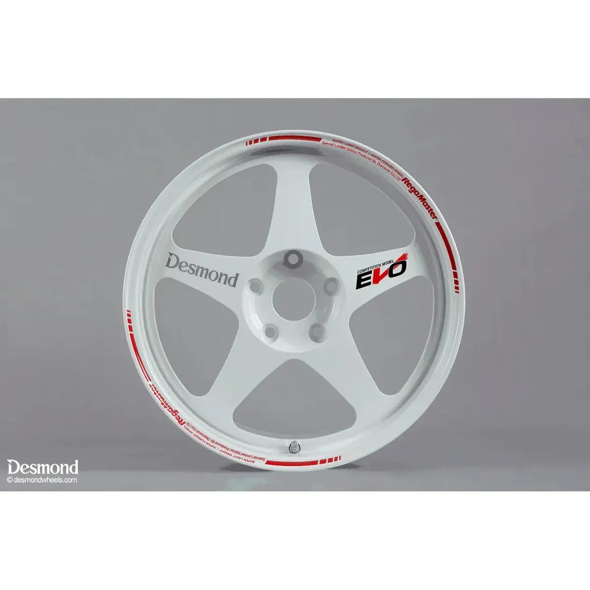Desmond Regamaster / Gloss White | 18X9.5 | 5X114.3 | +45Mm Offset 1