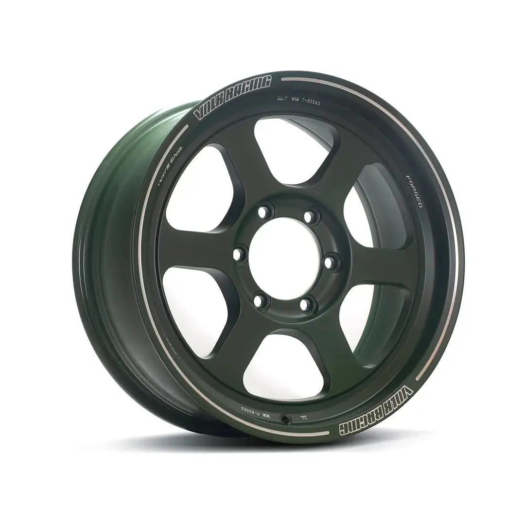 Volk Racing Te37xt / Matte Green | 17X8.5 | 6X139.7 | -10Mm Offset (Set Of 4) 1