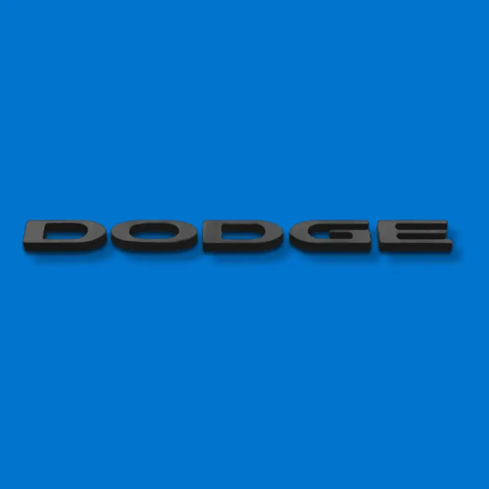 American Brother Designs Custom Dodge Letters: Dodge Charger (06-23) & Durango (17-25) 1
