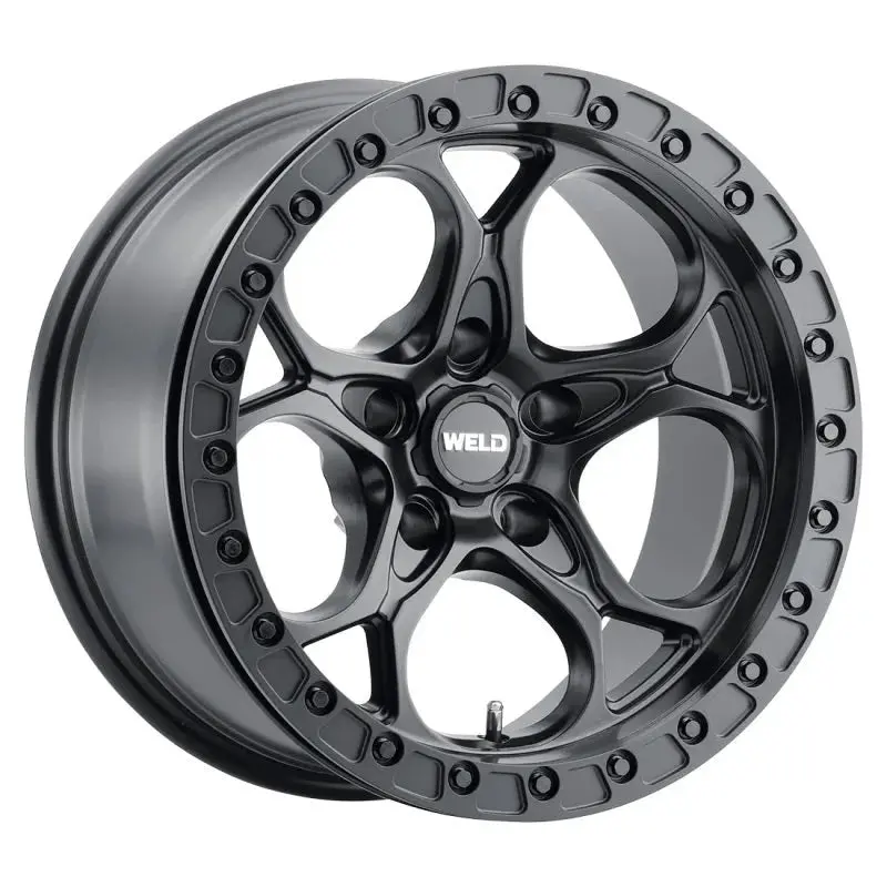 Weld W901 Ledge / Satin Black / Black Ring | 17X10 | 5X127 | -25Mm - Beadlock 1