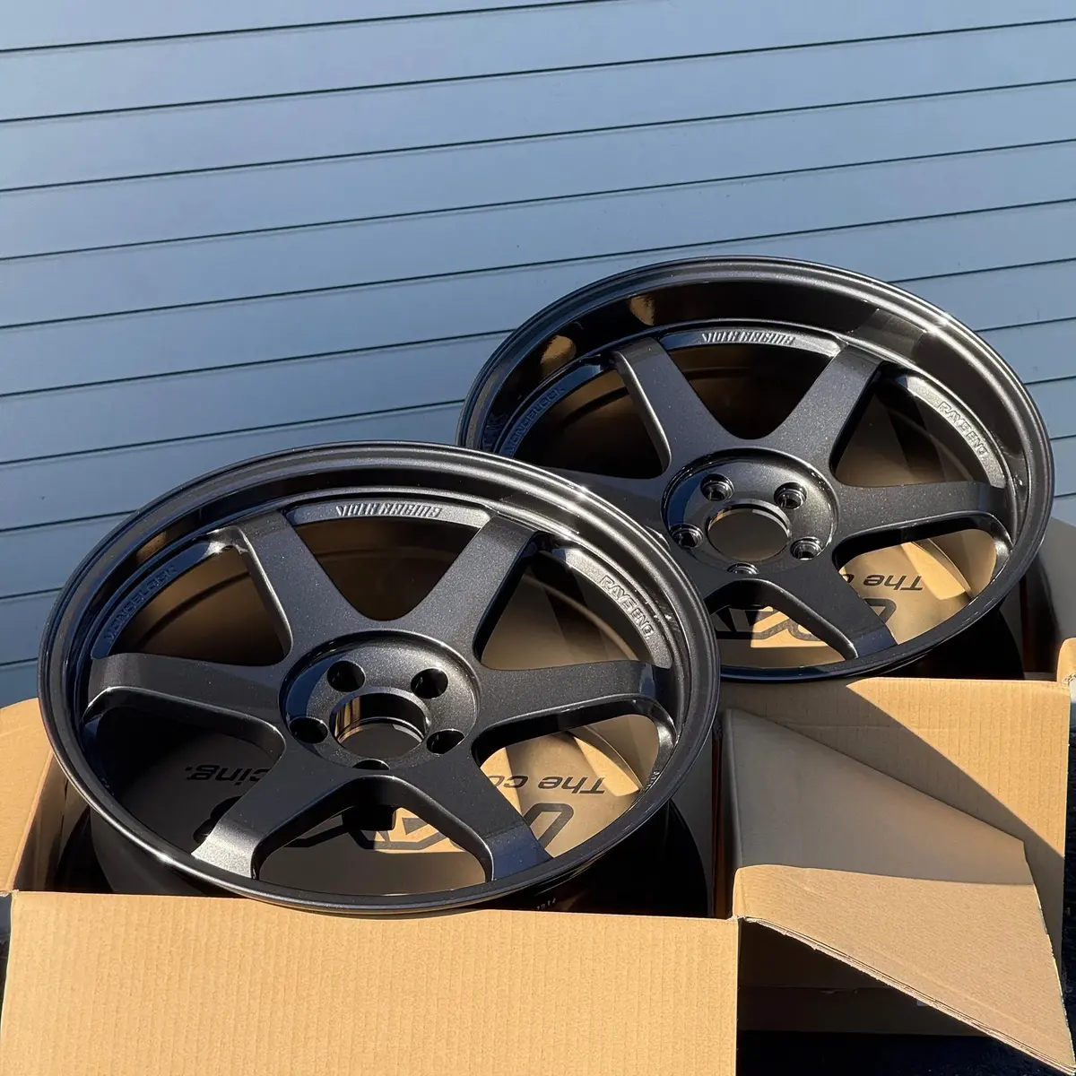 Volk Racing Te37sl / Diamond Black | 19X9.5 | 19X10.5 | 5X112 | +22Mm | +35Mm Offset 1