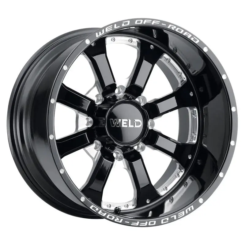 Weld W125 Granada / Gloss Black Milled | 20X12 | 6X139.7 | -44Mm Offset 1
