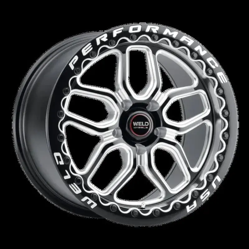 Weld Laguna / Gloss Black | 17X10 | 5X115 | +30Mm - Beadlock 1