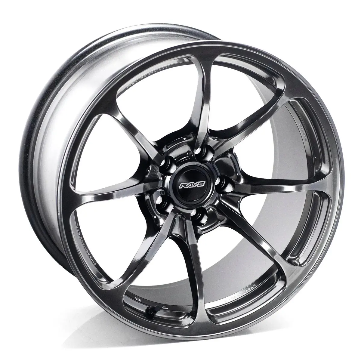 Volk Racing Ne24 / Shining Black Metal | 18X10.5 | 5X114.3 | +15Mm Offset 1