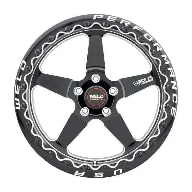 Weld S904 Ventura / Gloss Black Milled | 17X10 | 5X127 | +38Mm - Beadlock 2