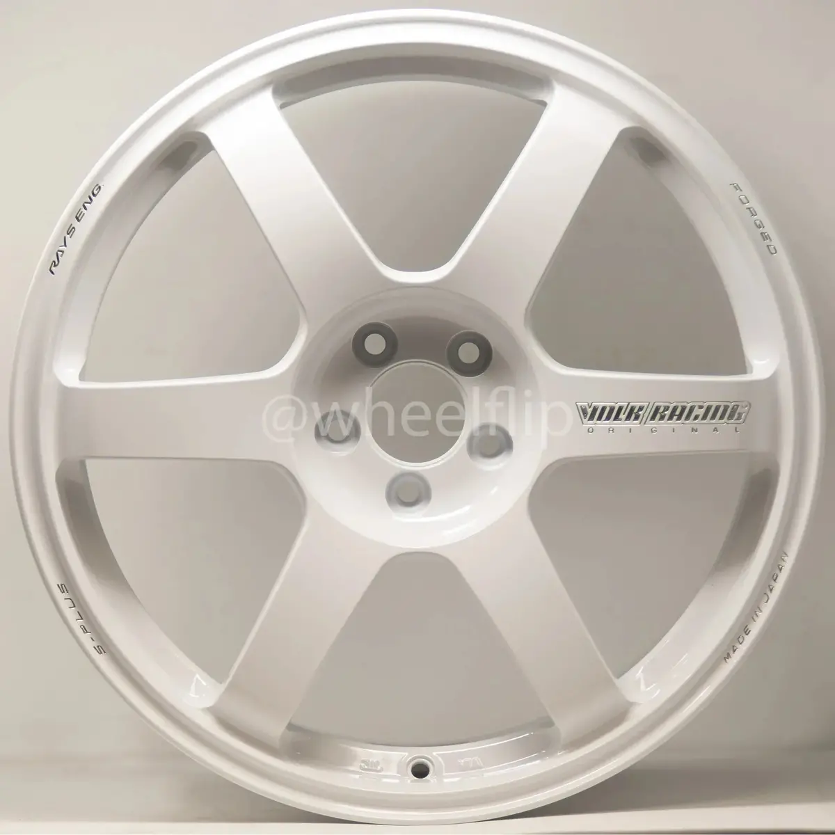 Volk Racing Te37 Saga S-Plus / Dash White | 18X9.5 | 5X100 | +43Mm Offset 2