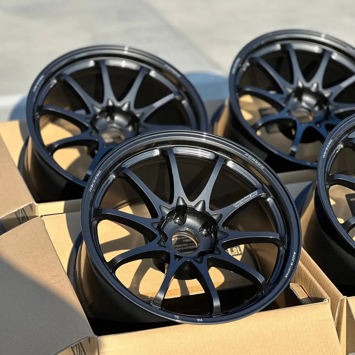 Volk Racing Ce28n-Plus / Diamond Dark Gunmetal | 18X10.5 | 5X114.3 | +15Mm Offset 1