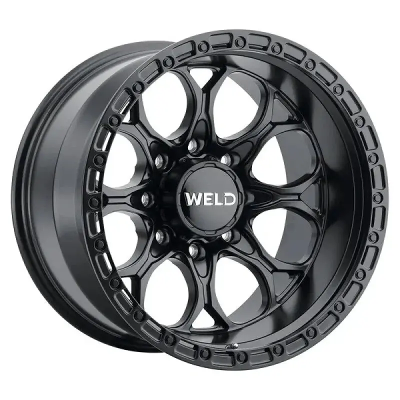 Weld Ledge 8 / Satin Black / Satin Black Ring | 20X9 | 8X165.1 | +0Mm Offset 1
