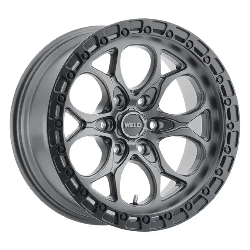 Weld Ledge / Satin Gun / Satin Black Ring | 17X9 | 6X139.7 | +0Mm Offset 1