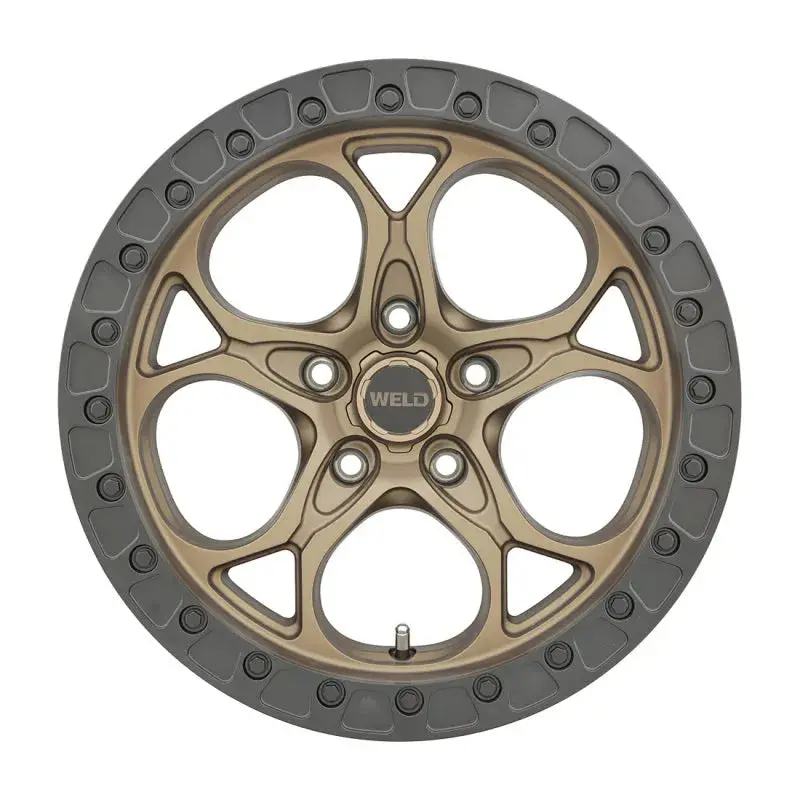 Weld W106 Ledge / Satin Bronze / Black Ring | 20X9 | 6X139.7 | +20Mm Offset 2