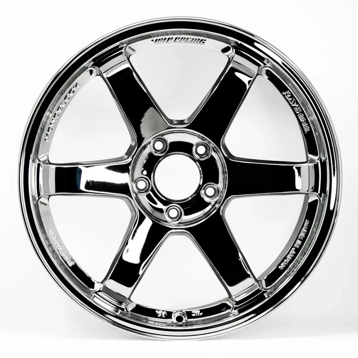 Volk Racing Te37sl / Chrome Plating | 18X10 | 5X114.3 | +40Mm Offset 2