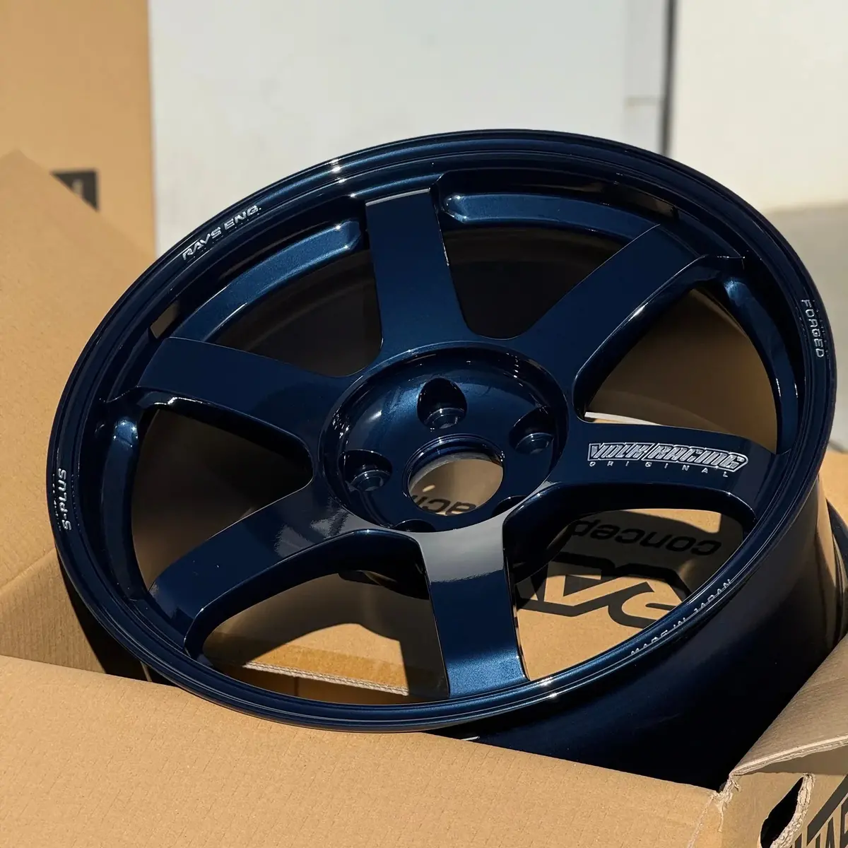 Volk Racing Te37 Saga S-Plus / Mag Blue | 18X9.5 | 5X114.3 | +38Mm Offset 2