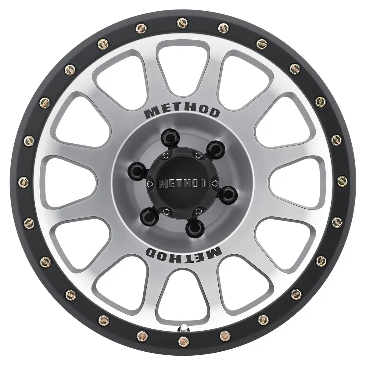 Method Wheels 305 / Nv / Machined - Matte Black Lip | 17X8.5 | 5X5.5 | 0/4.75" 2