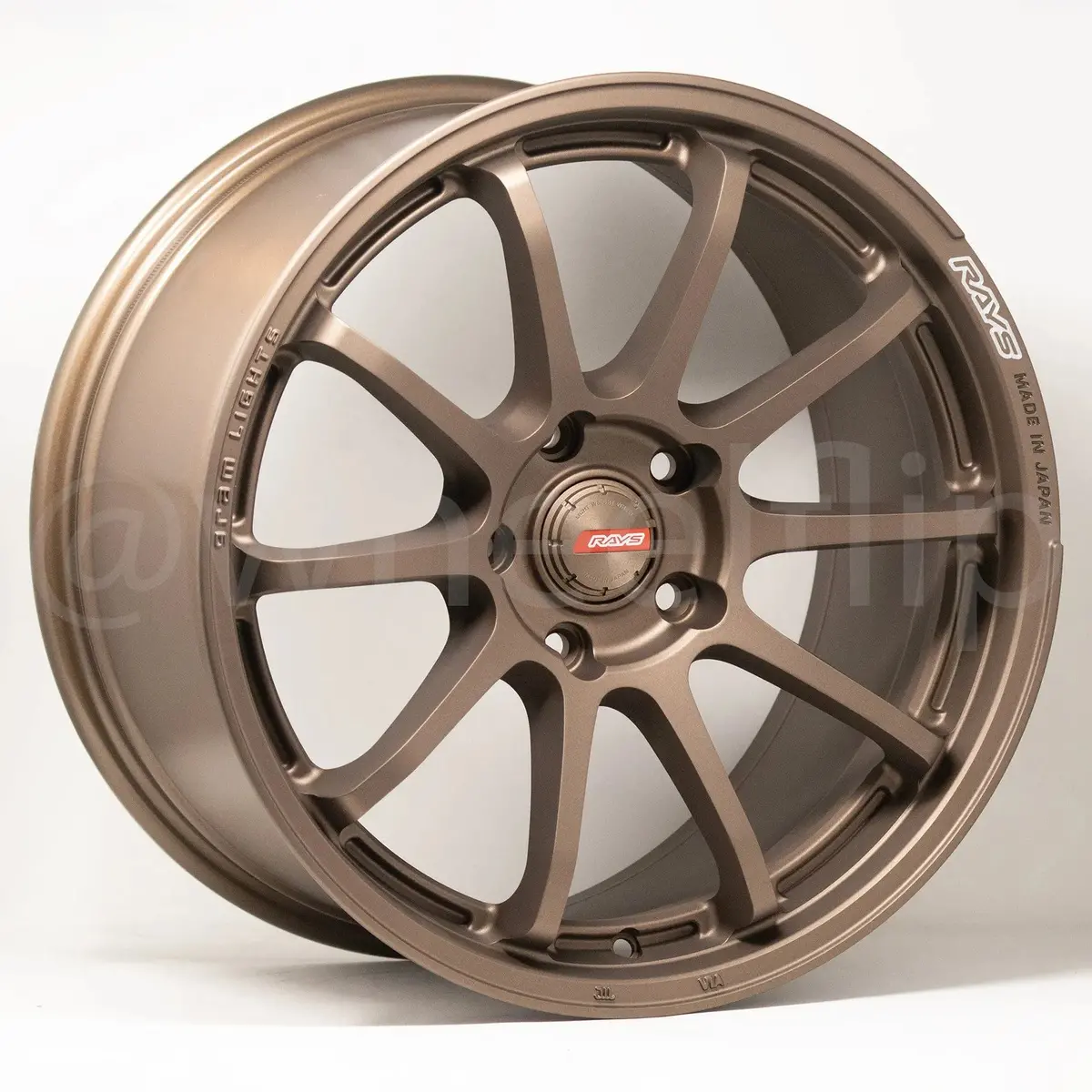 Gram Lights 57Nr / Dark Bronze | 18X9.5 | 5X114.3 | +38Mm Offset 1