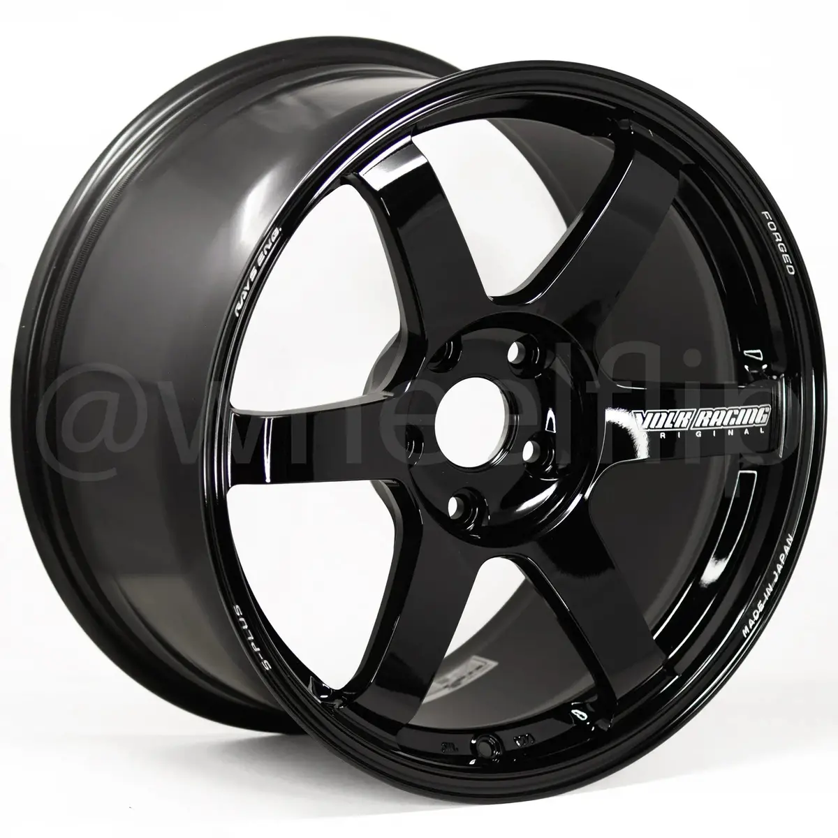 Volk Racing Te37 Saga S-Plus / Black | 18X9.5 | 5X114.3 | +38Mm Offset 1